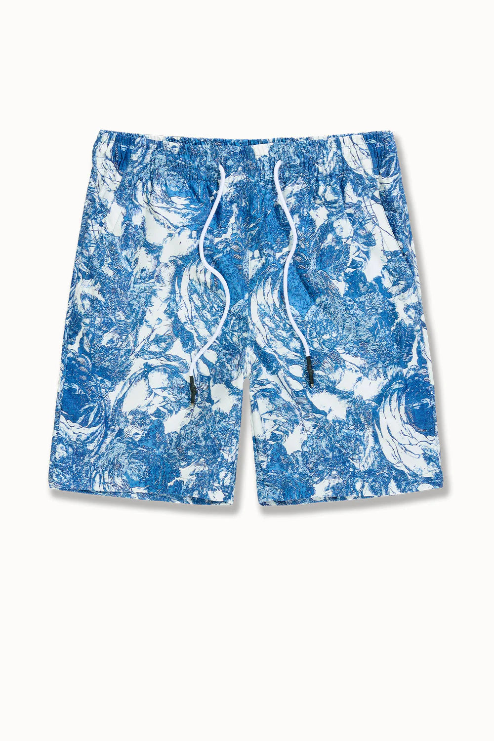 Paradise Palms Shorts – Blue Floral