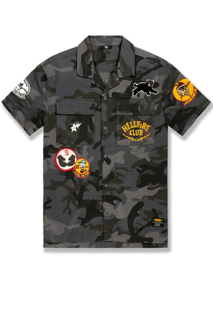 Jordan Craig - War Angel Work Shirt - Black Camo