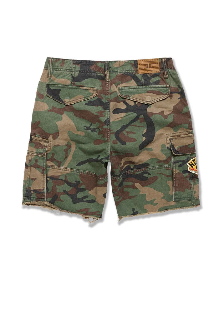 Jordan Craig - Retro - War Angel Cargo Shorts -  Vintage Camo