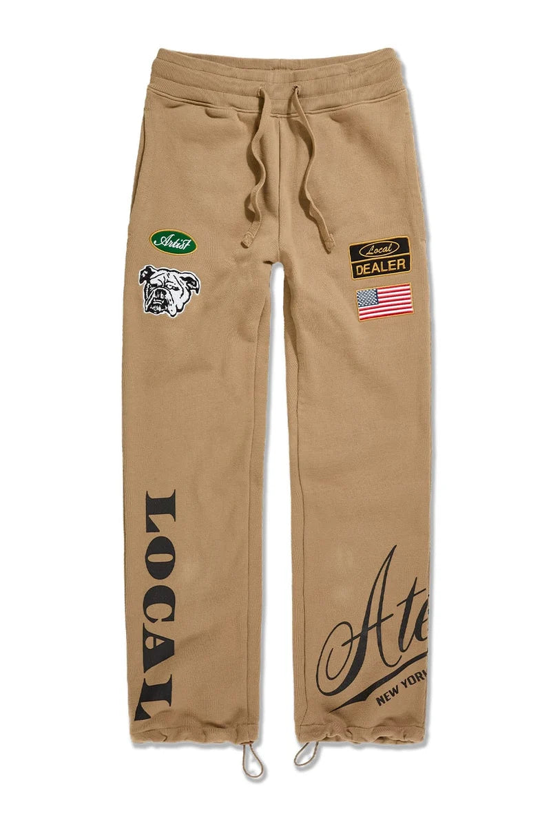 Jordan Craig - Atelier Loose Fit Sweatpants - Khaki Stone