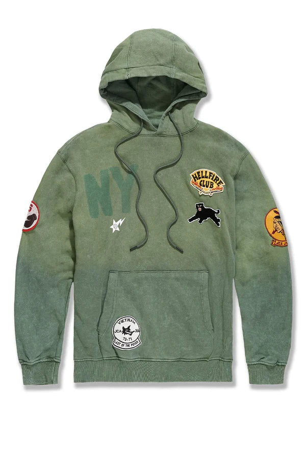 Jordan Craig -Hellfire Pullover Hoodie -Olive