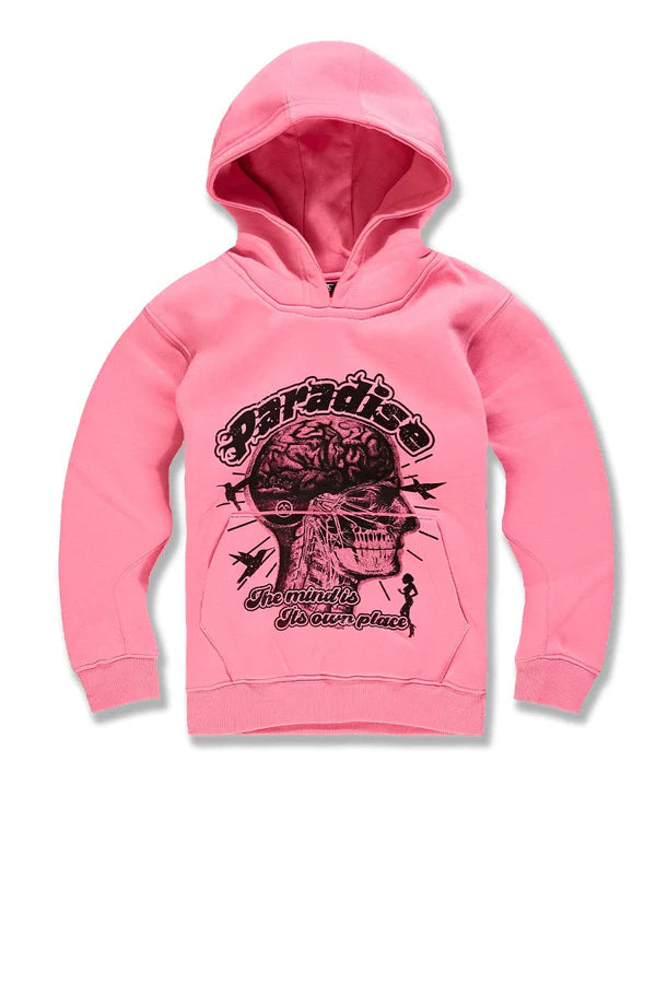 Jordan Craig - Kids Cranial Paradise Pullover Hoodie -Pink