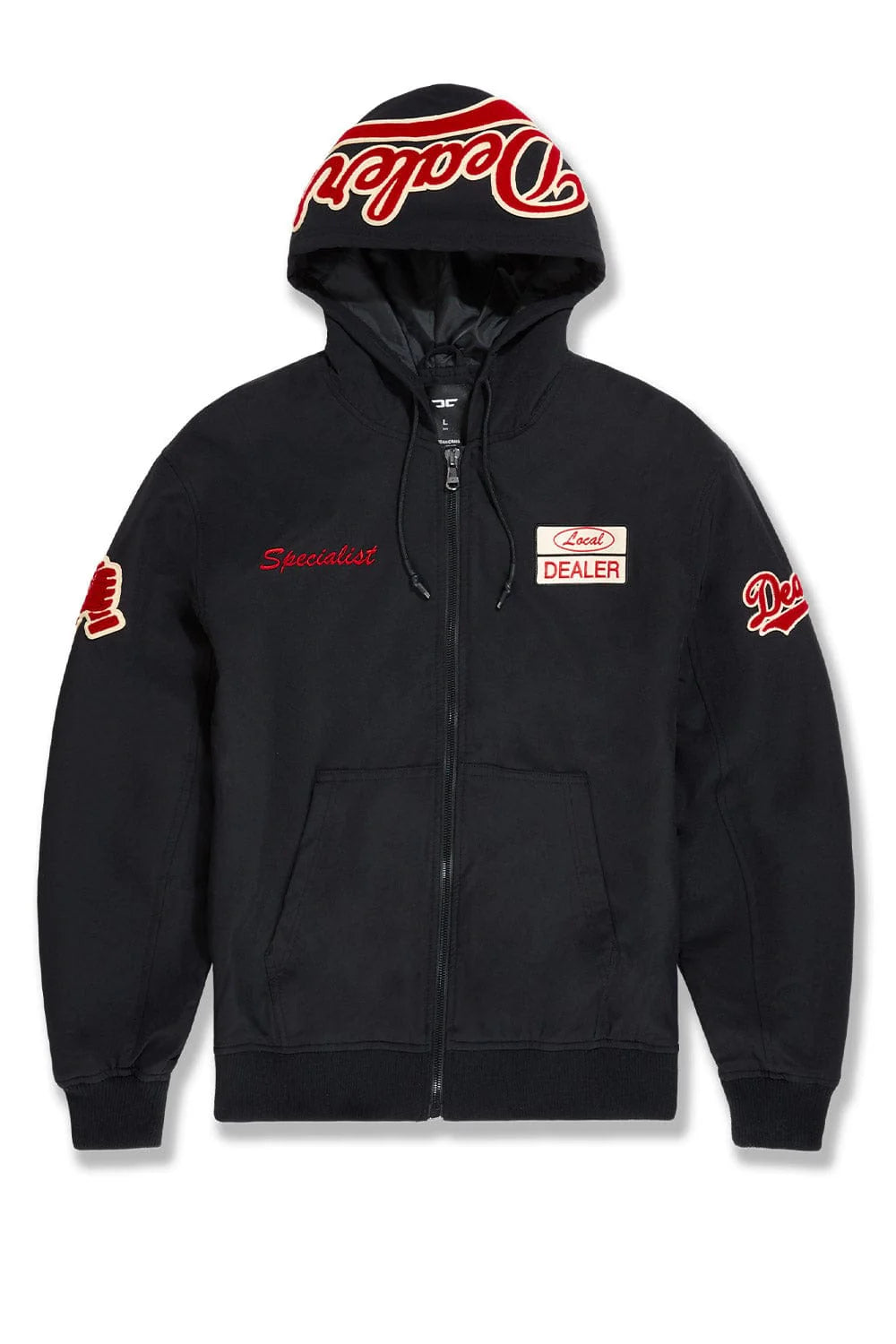 Jordan Craig - Local Dealer Zip Up Windbreaker -  Black