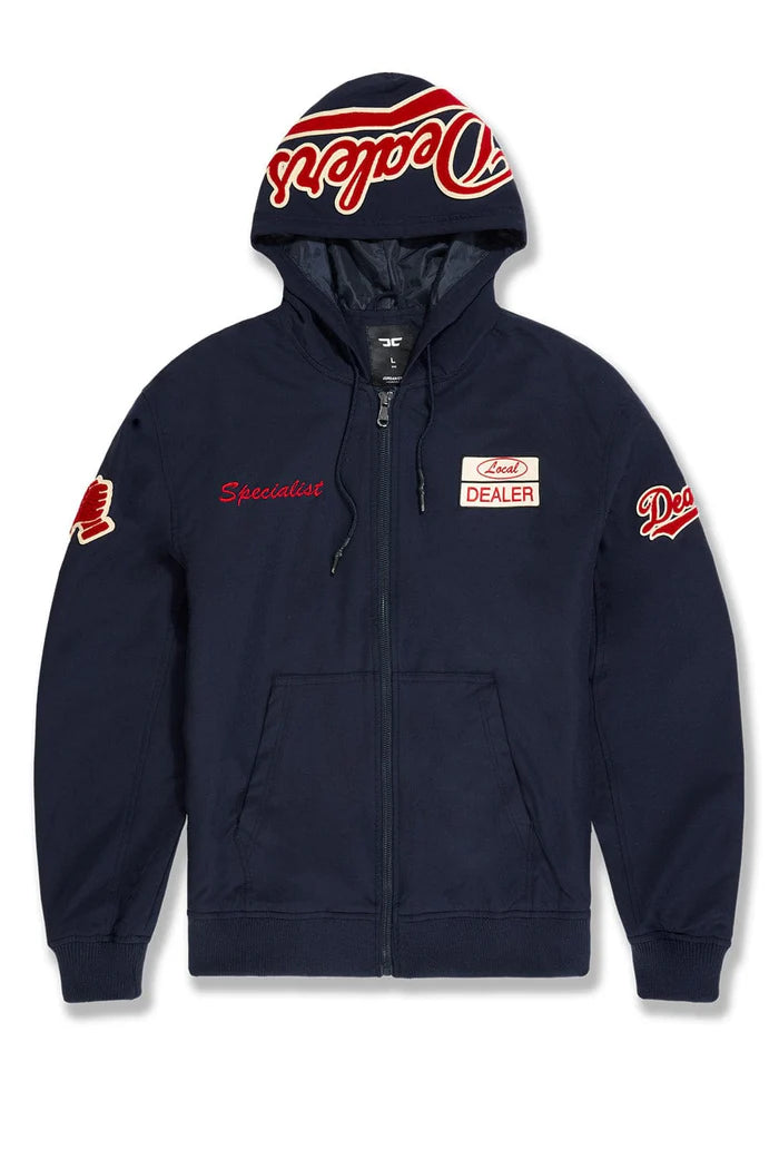 Jordan Craig – Local Dealer Zip Up Windbreaker – Navy