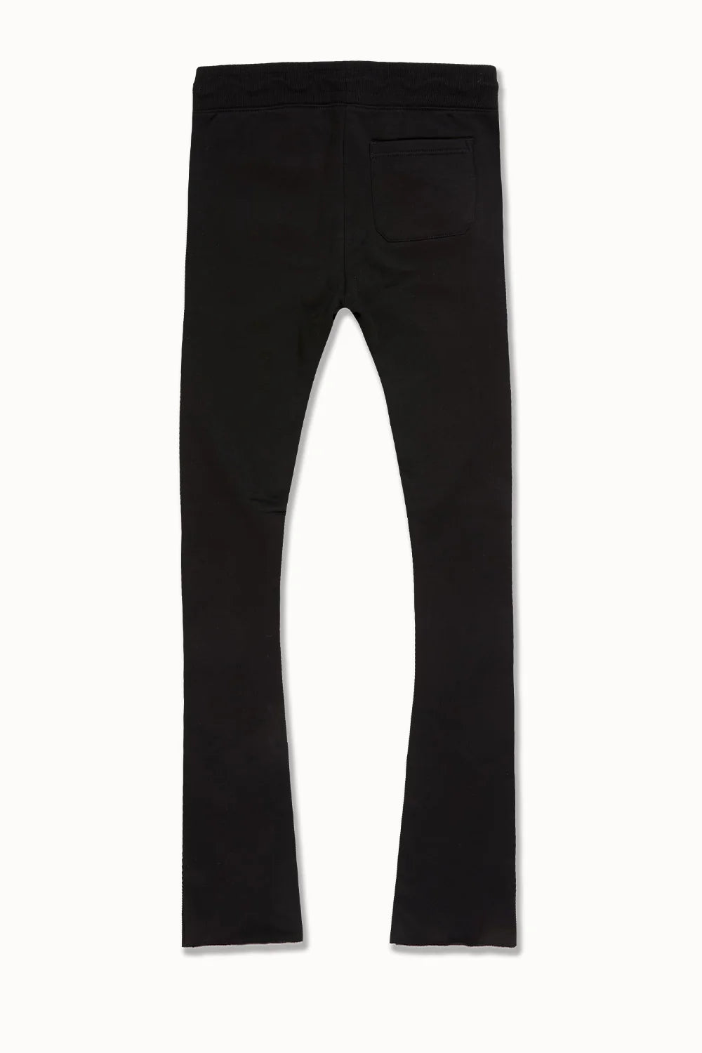 SYIP Tonal Stacked Sweatpants – Black