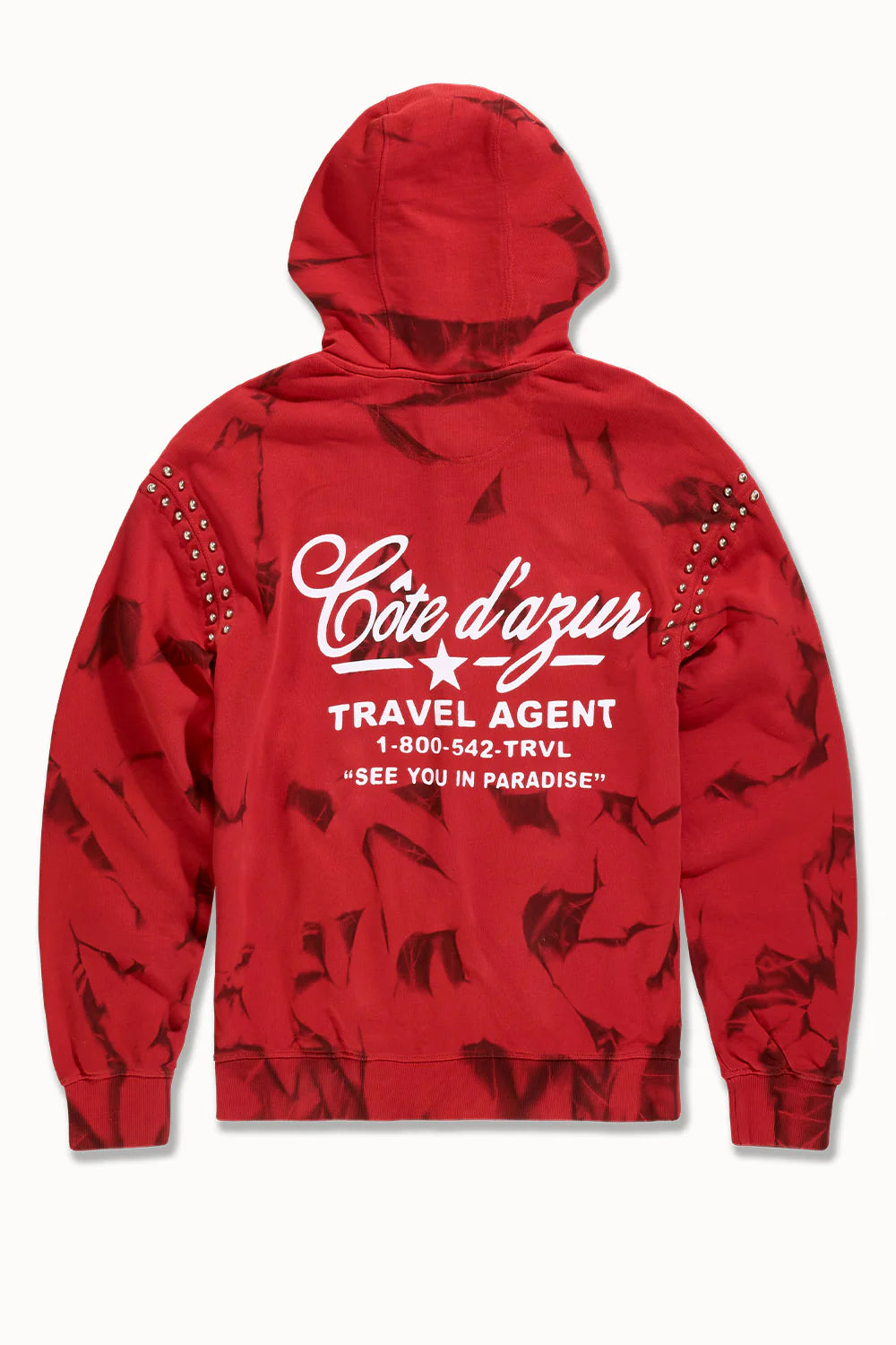 See you In Paradise-Icon Zip Up Hoodie- Red