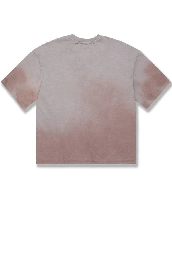 Jordan Craig - Syip Cropped T-Shirt -Cement Wash