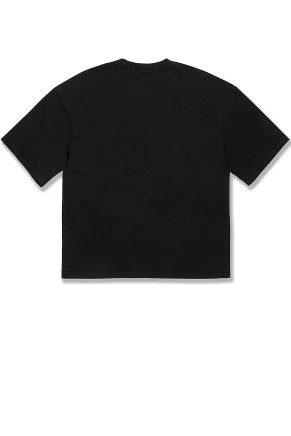 Jordan Craig - Syip Cropped T-Shirt -Black Shadow 