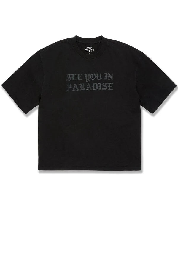 Jordan Craig - Syip Cropped T-Shirt -Black Shadow 