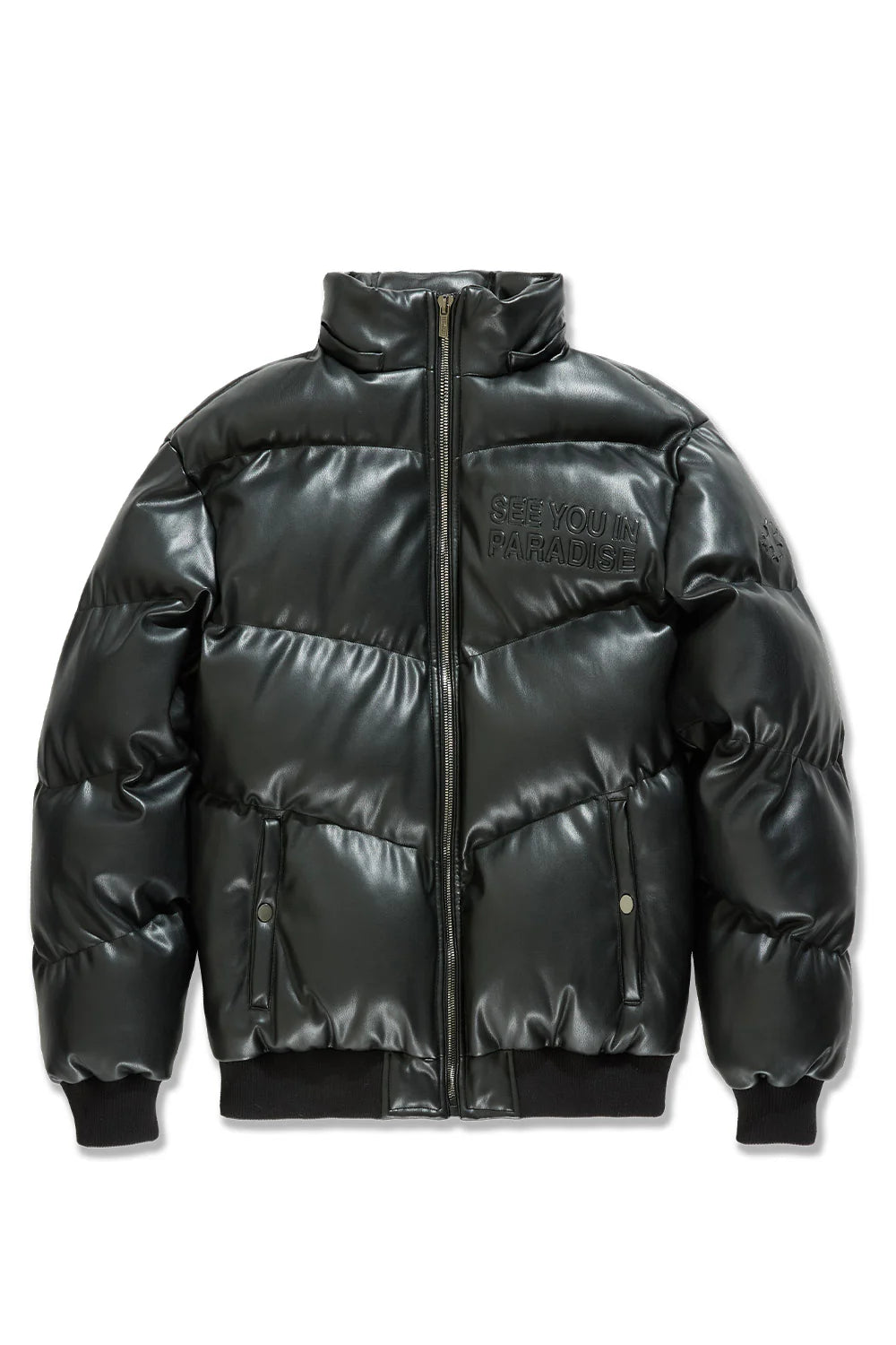 See You In Paradise-The Wild One Puffer Jacket – Black
