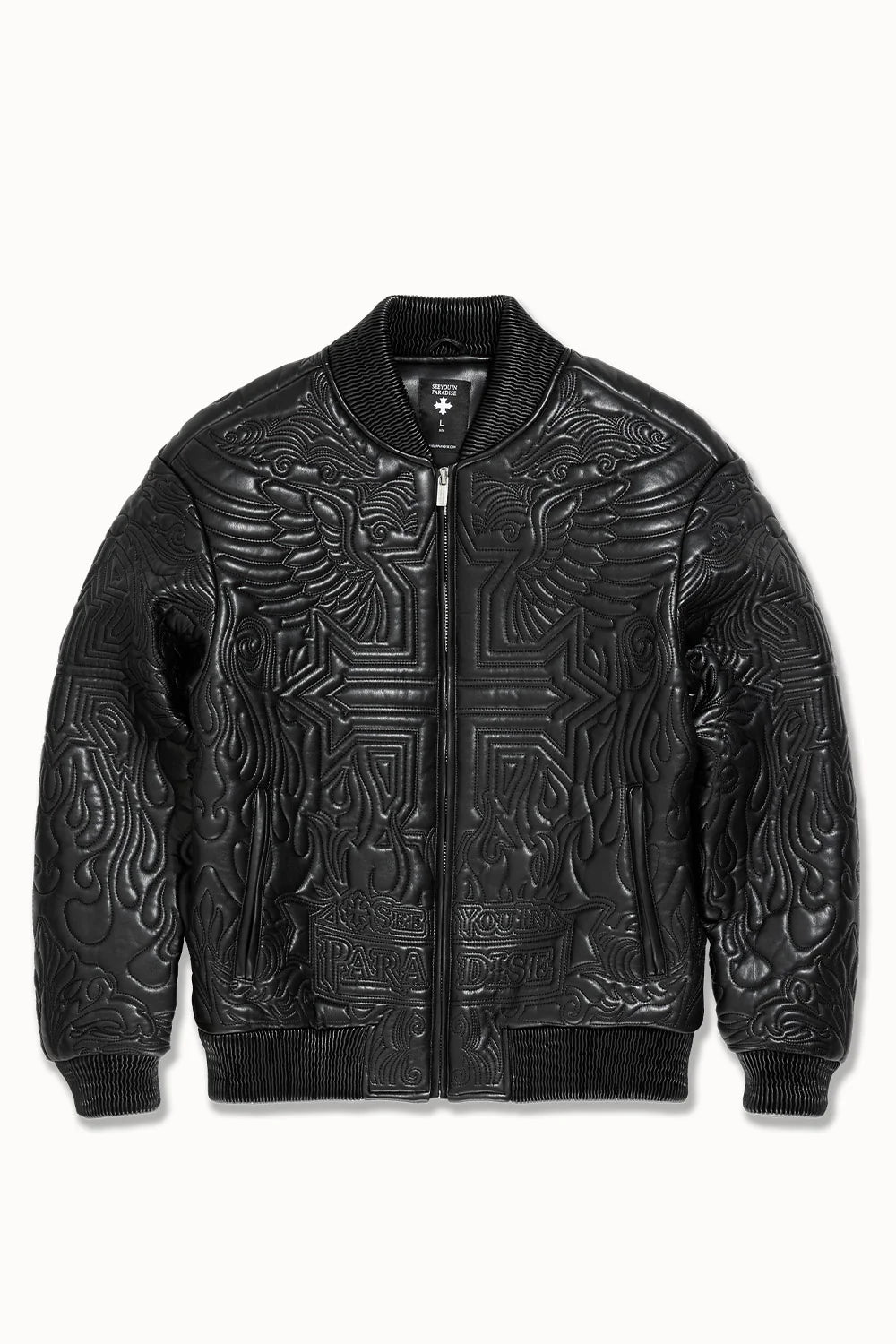 See You In Paradise- Sinister Bomber Jacket – Black