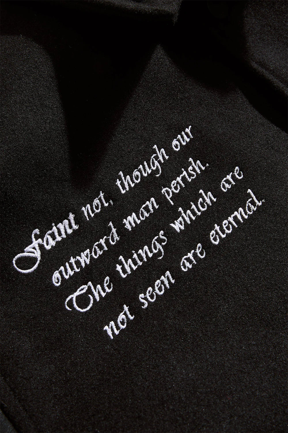 Eternal Varsity Jacket -Black