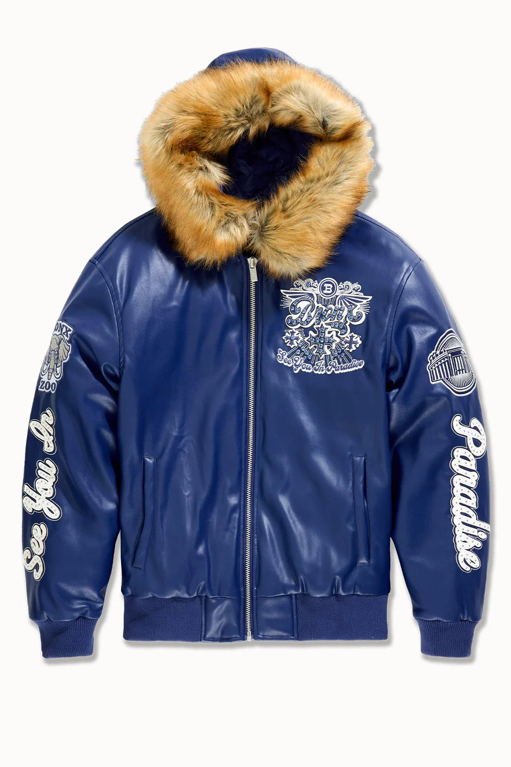 See You In Paradise- Da Bronx Bomber Jacket -Navy