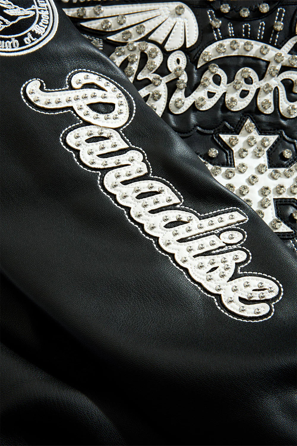 See You In Paradise-Kids Crooklyn Hooded Bomber Jacket -Black