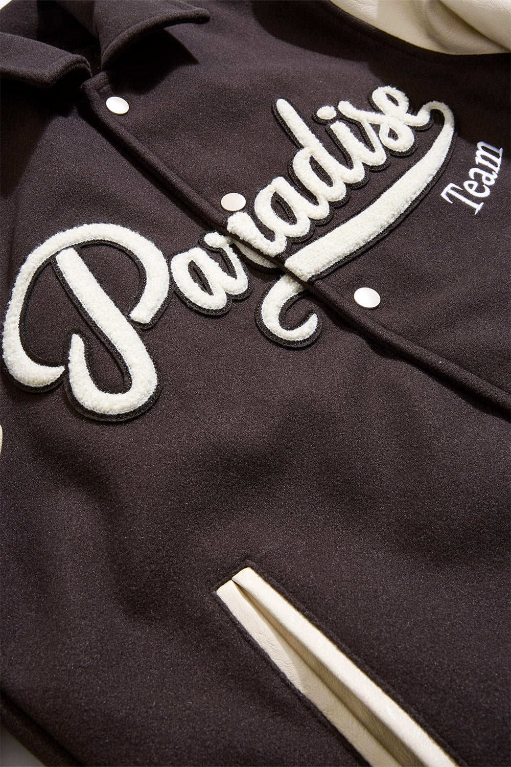 Paradise Team Varsity Jacket – Chocolate