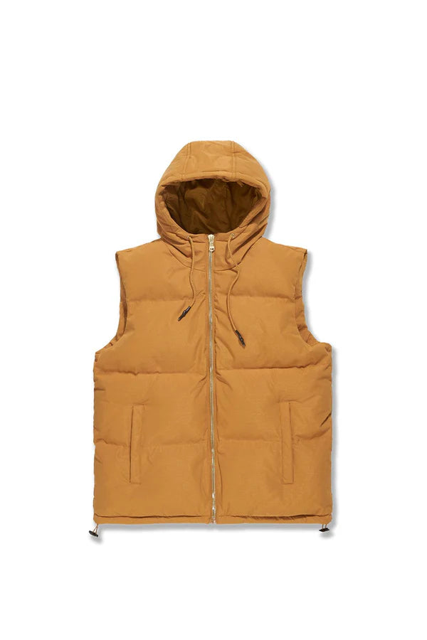 Jordan Craig-East New York Bubble Vest – Wheat