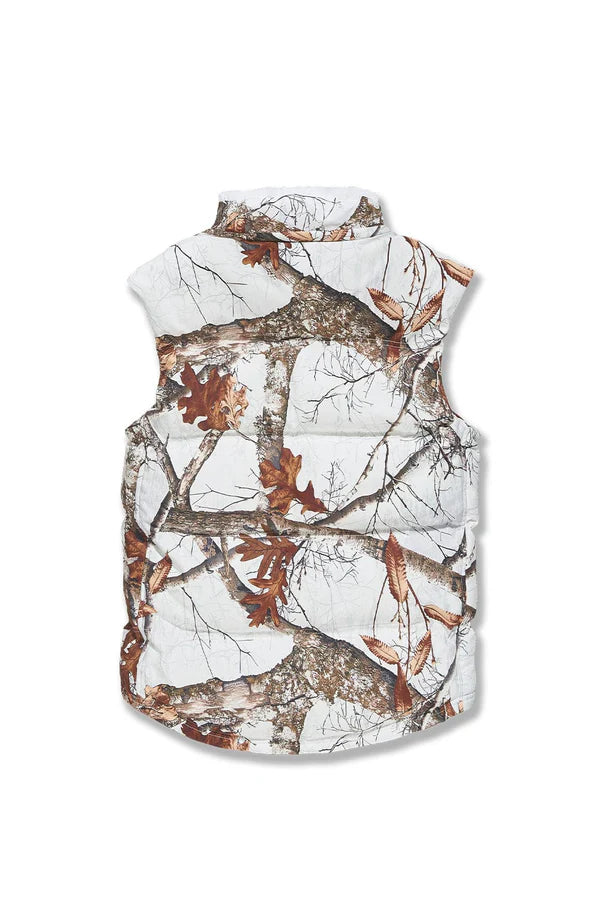 Jordan Craig- Yukon Fur Lined Puffer Vest -Snow Camo