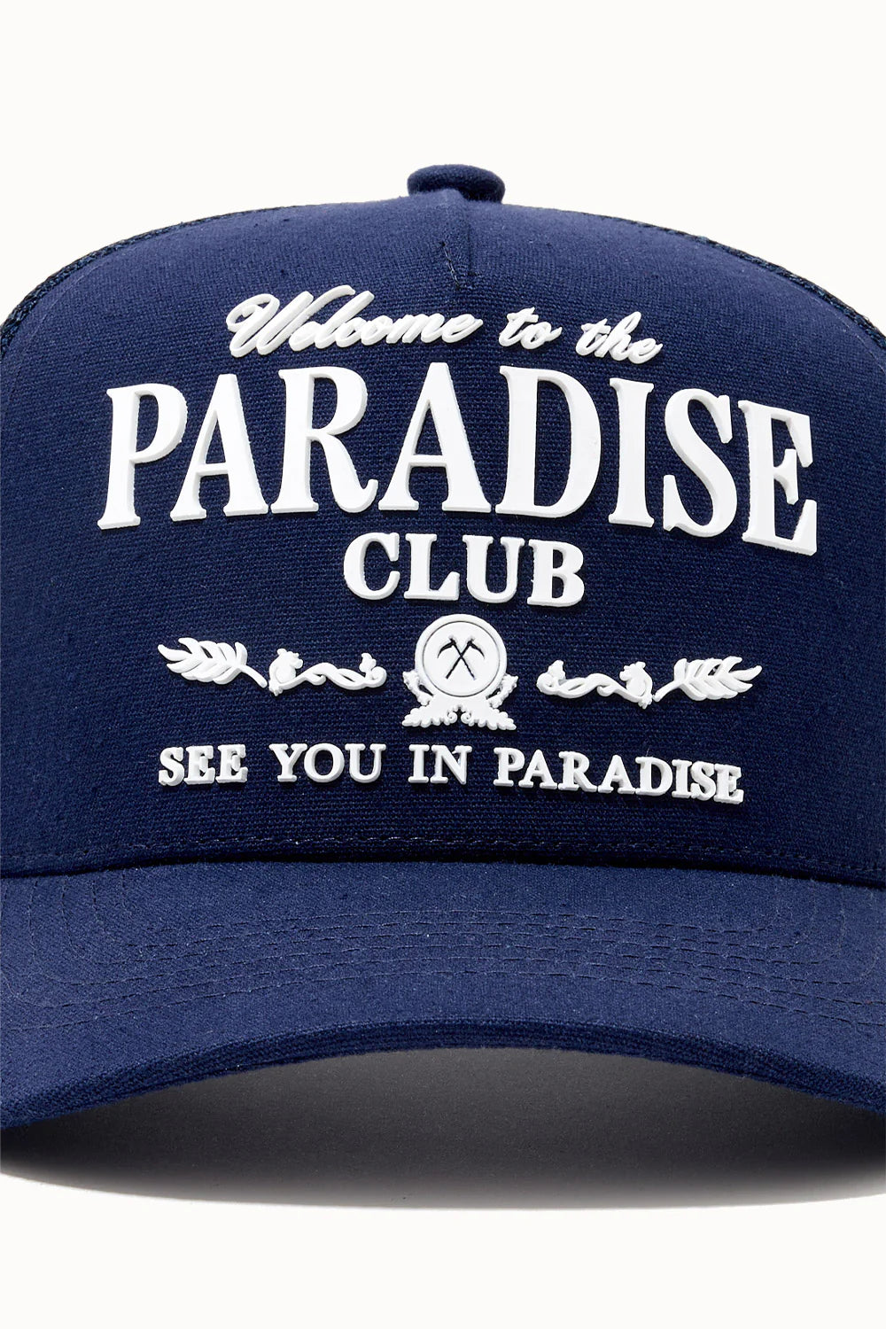 Paradise Club Trucker Hat -  Navy