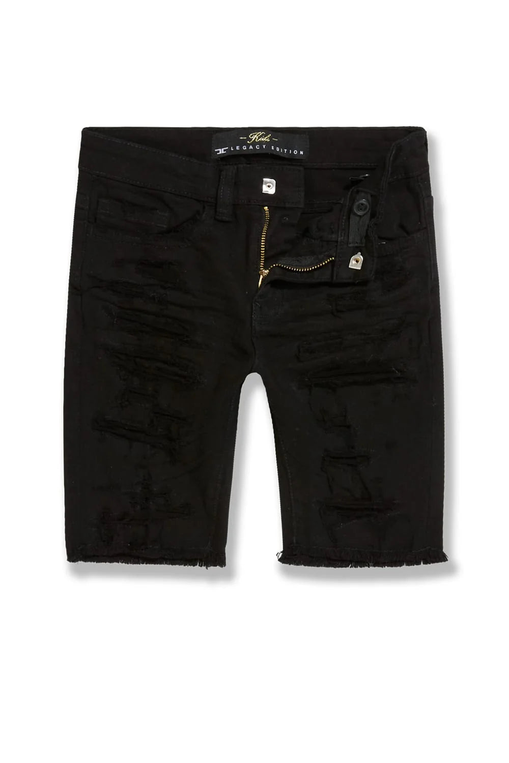 Kids Jordan Craig Tulsa Twill Jean Shorts - Black