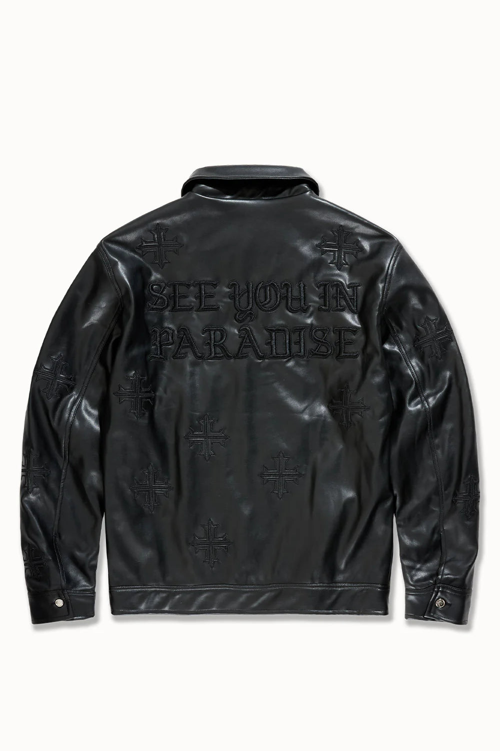 See You In Paradise-Inferno Trucker Jacket – Black
