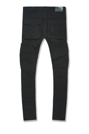 Jordan Craig-Ross - Maui Cargo Pants -Jet Black