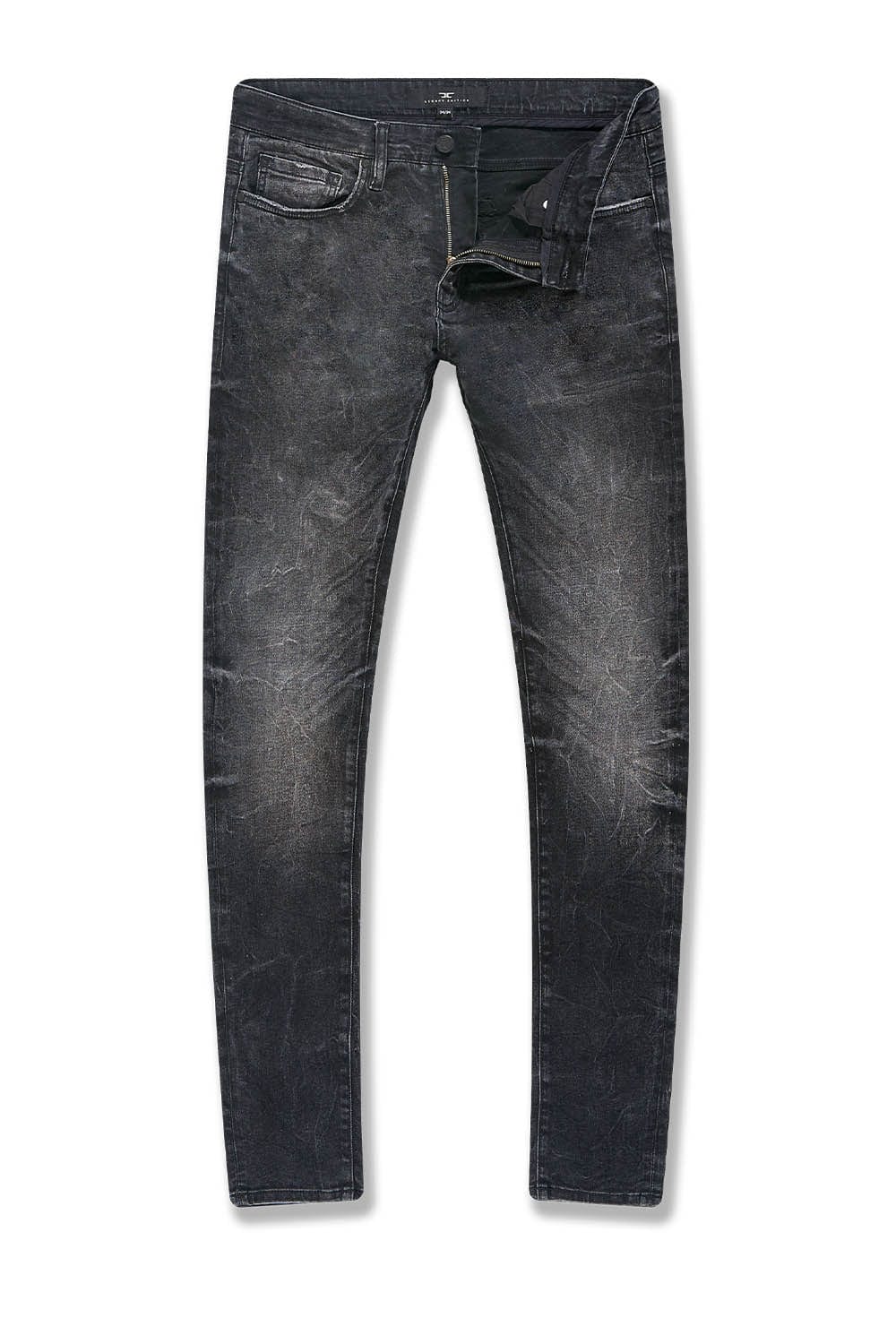 Jordan Craig Black Shadow Skinny Fit Jeans