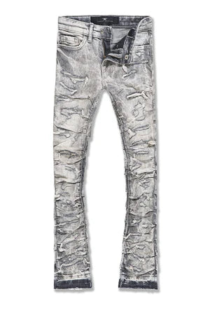 Jordan Craig-Kids Stacked Ripple Effect Denim -Arctic Grey