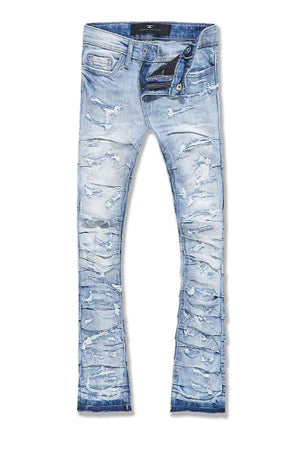 Jordan Craig-Kids Stacked Ripple Effect Denim -Sky Blue