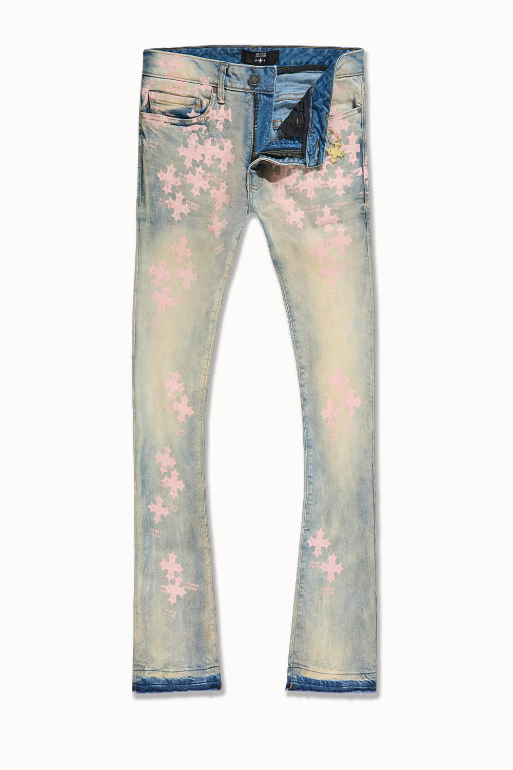 Super Skinny Stacked Paradise Denim – Iced Lager