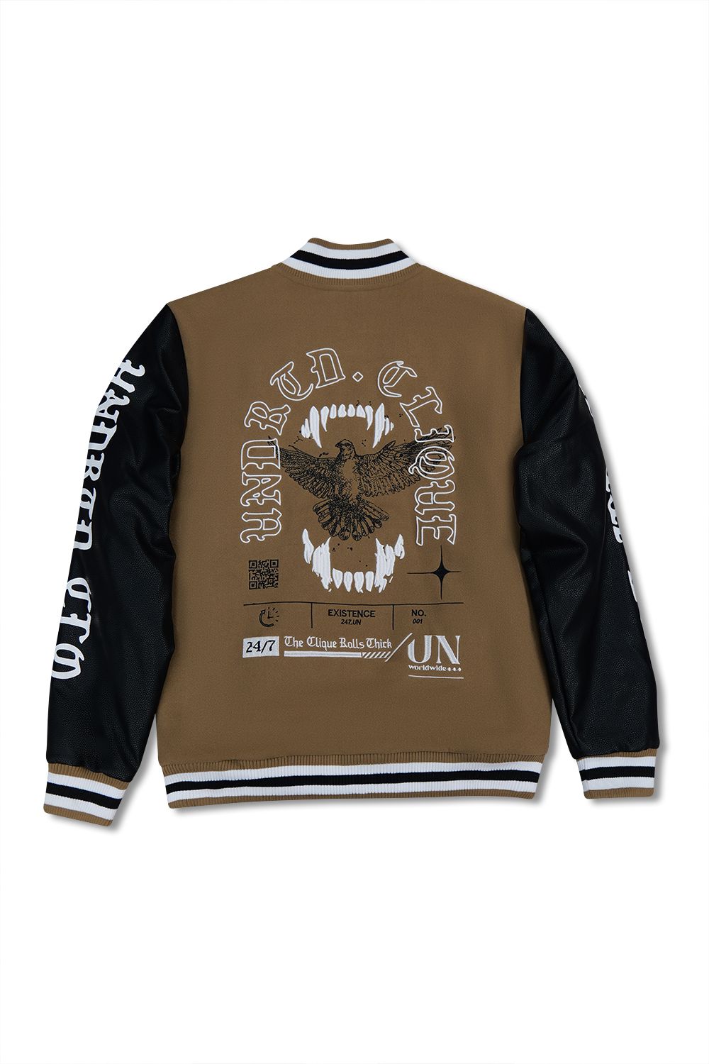 Undrtd -Highly United Varsity Jacket - Mocha