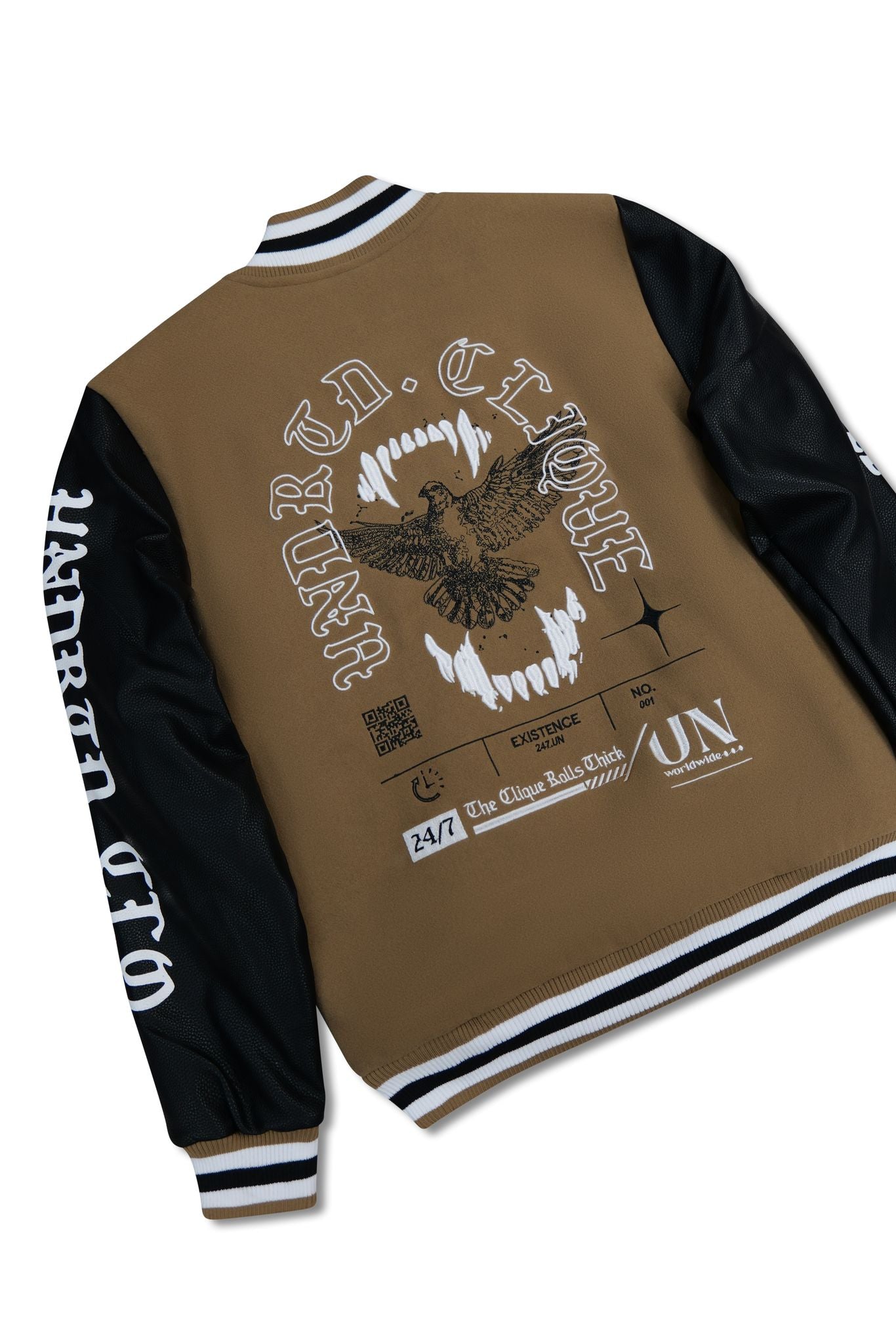 Undrtd -Highly United Varsity Jacket - Mocha