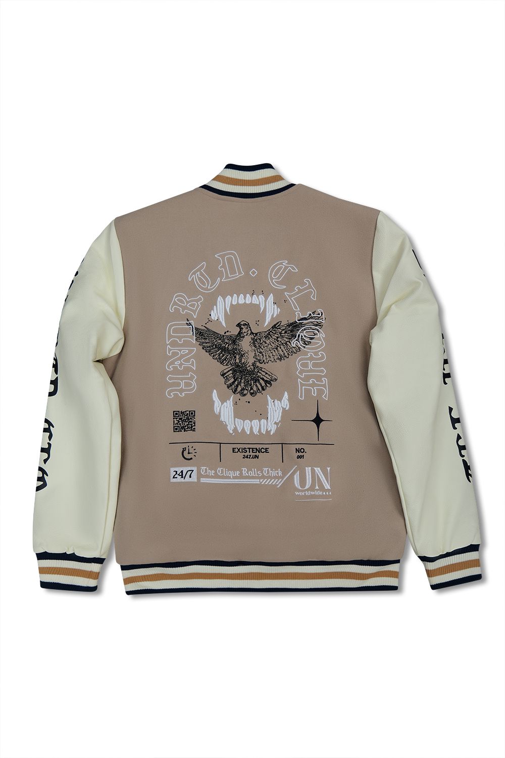 Undrtd -Highly United Varsity Jacket - Off White