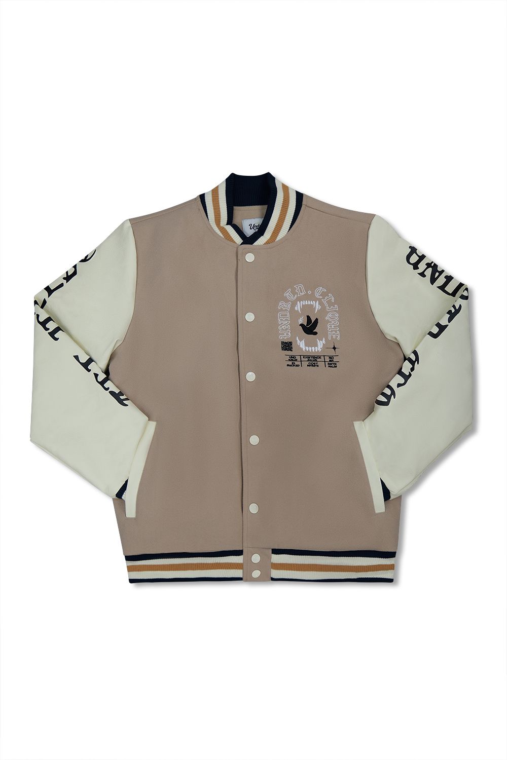 Undrtd -Highly United Varsity Jacket - Off White