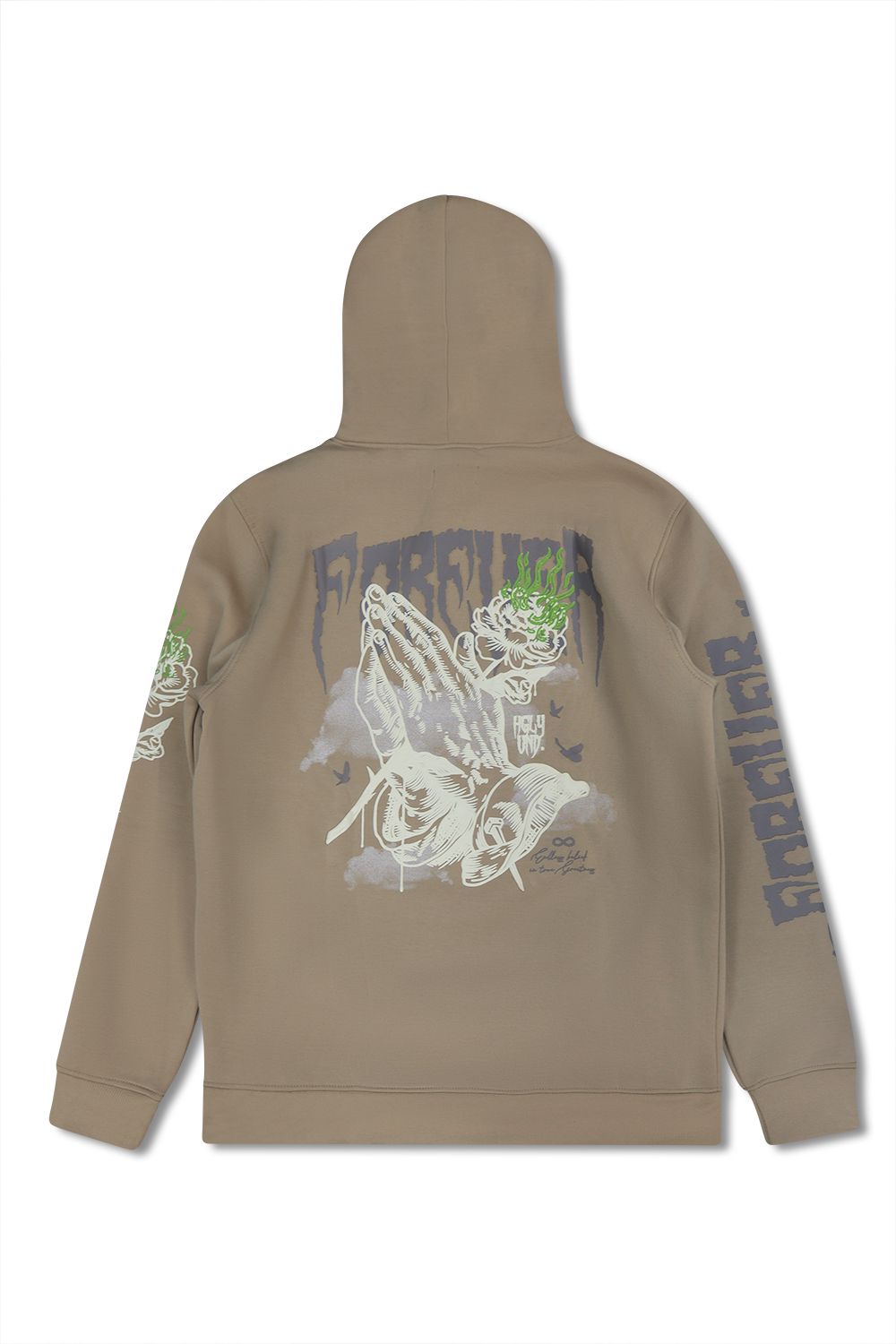 Highly Undrtd -Pullover Hoodie - Tan