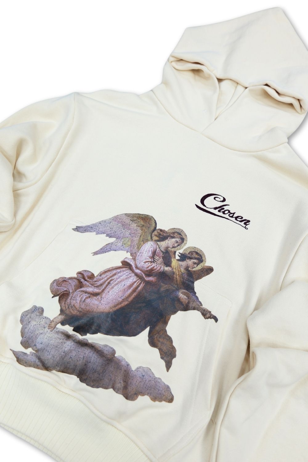 Chosen -The Angel of The Lord Pullover Hoodie - Bone