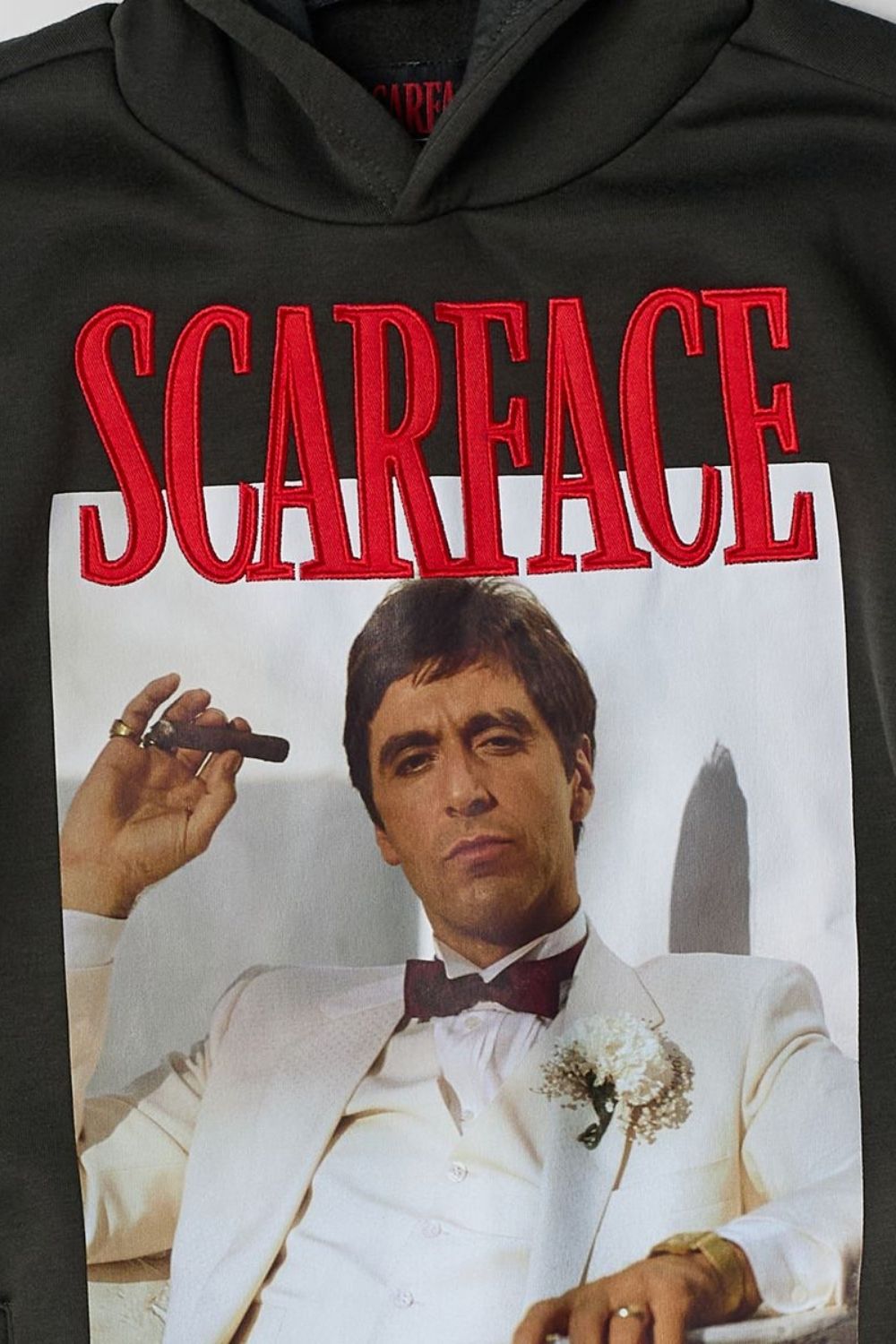 Scarface Graphic Pullover Hoodie - Charcoal