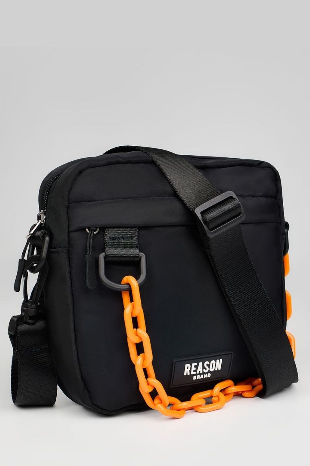 Reason -Brand Fanny Pack -Black