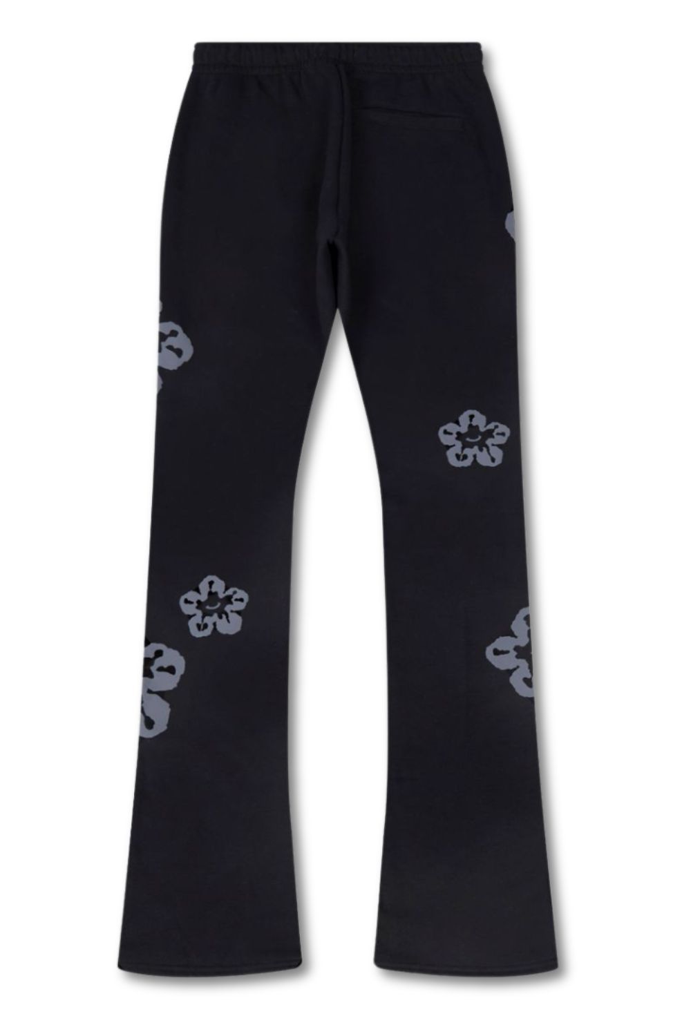 Roku Studio Flower Stacked Sweatpants -Black