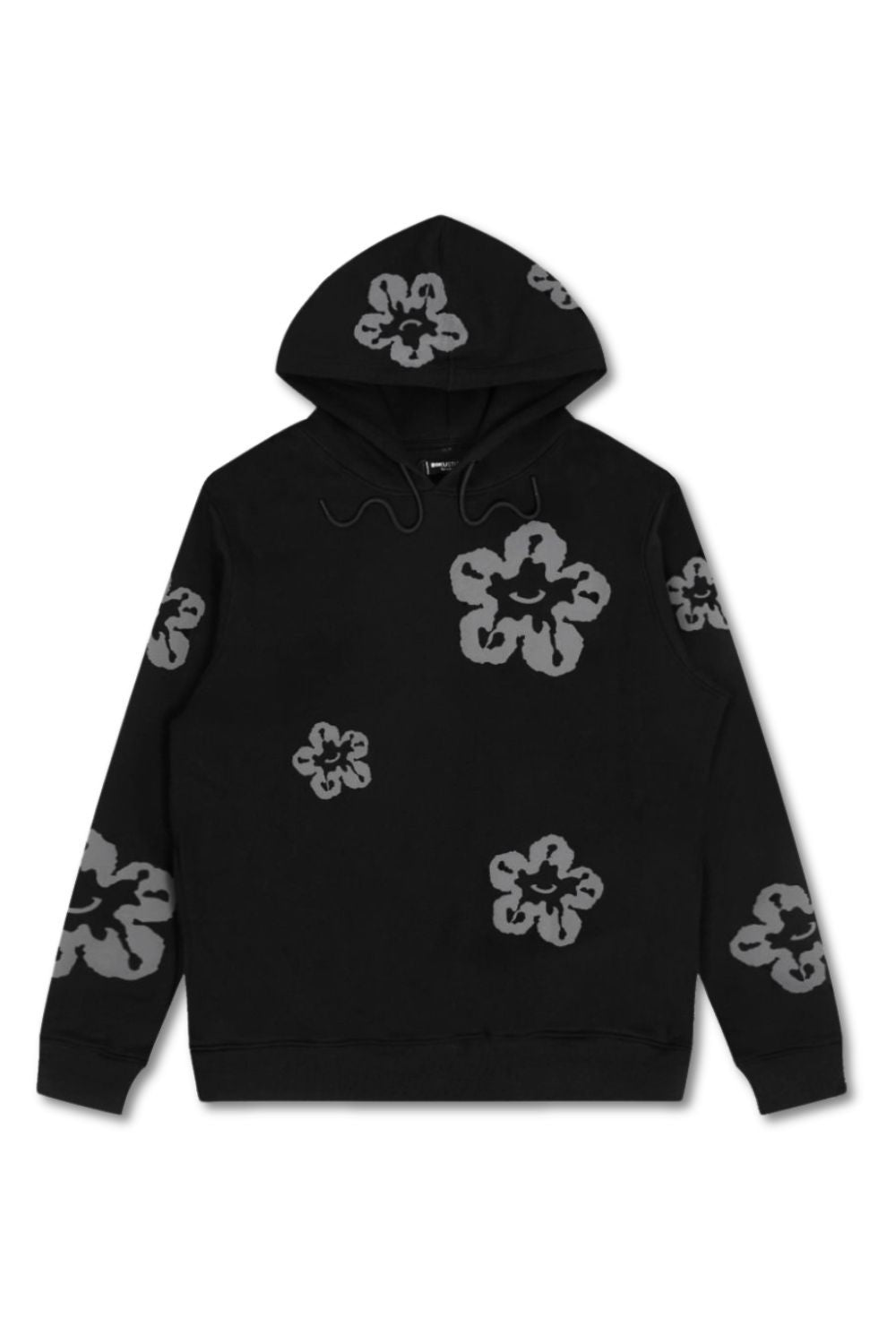 Roku Studio -Flower Hoodie- Black