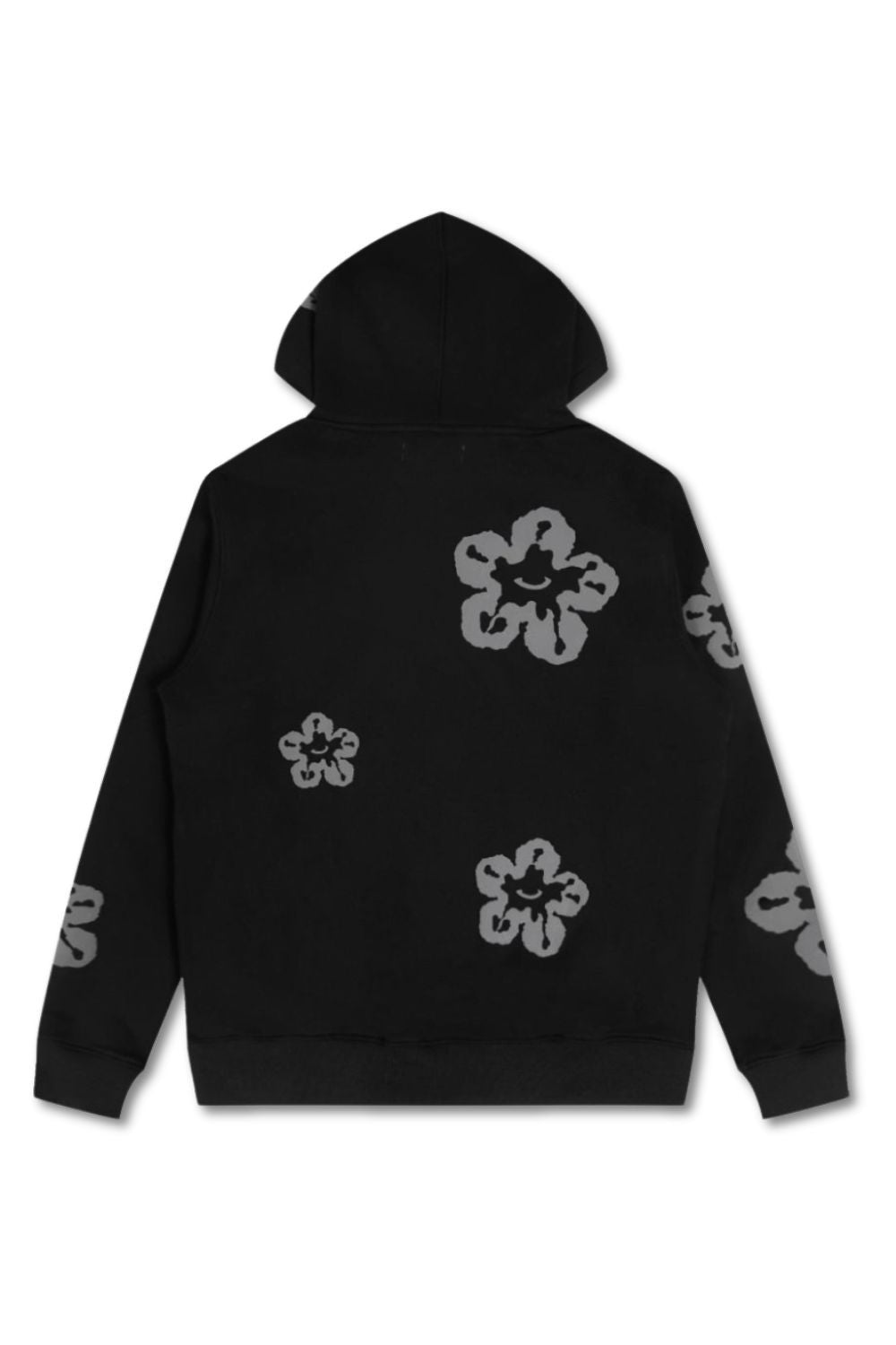 Roku Studio -Flower Hoodie- Black