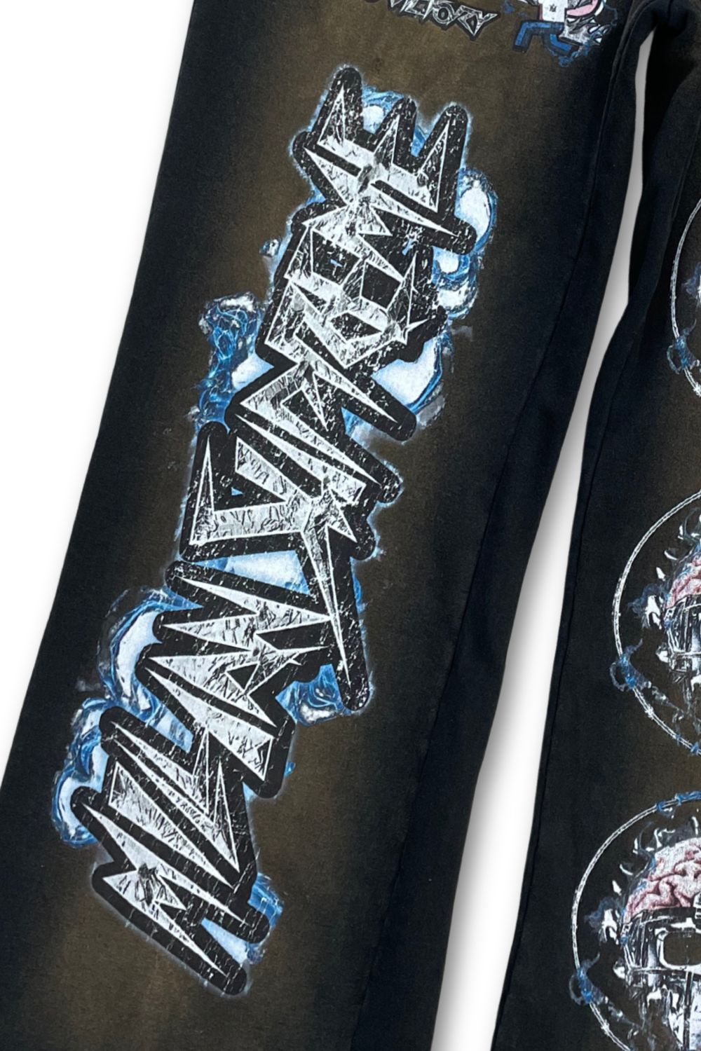 Millian Supreme Road To Victory Baggy Fit Stacked Sweatpants