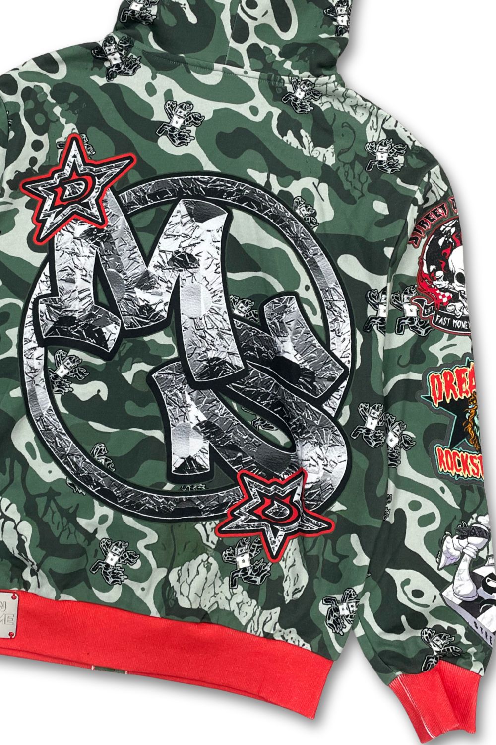 Millian Supreme Camo Full Zip Up Hoodie