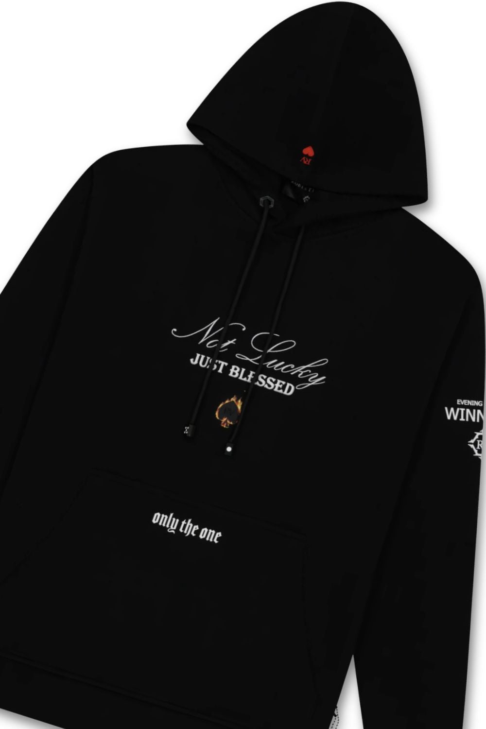 Roberto Vino Milano Burning Cards Hoodie