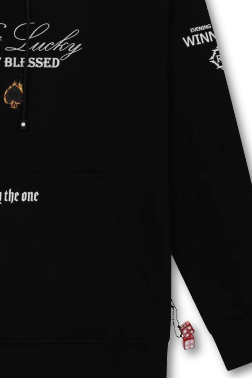 Roberto Vino Milano Burning Cards Hoodie