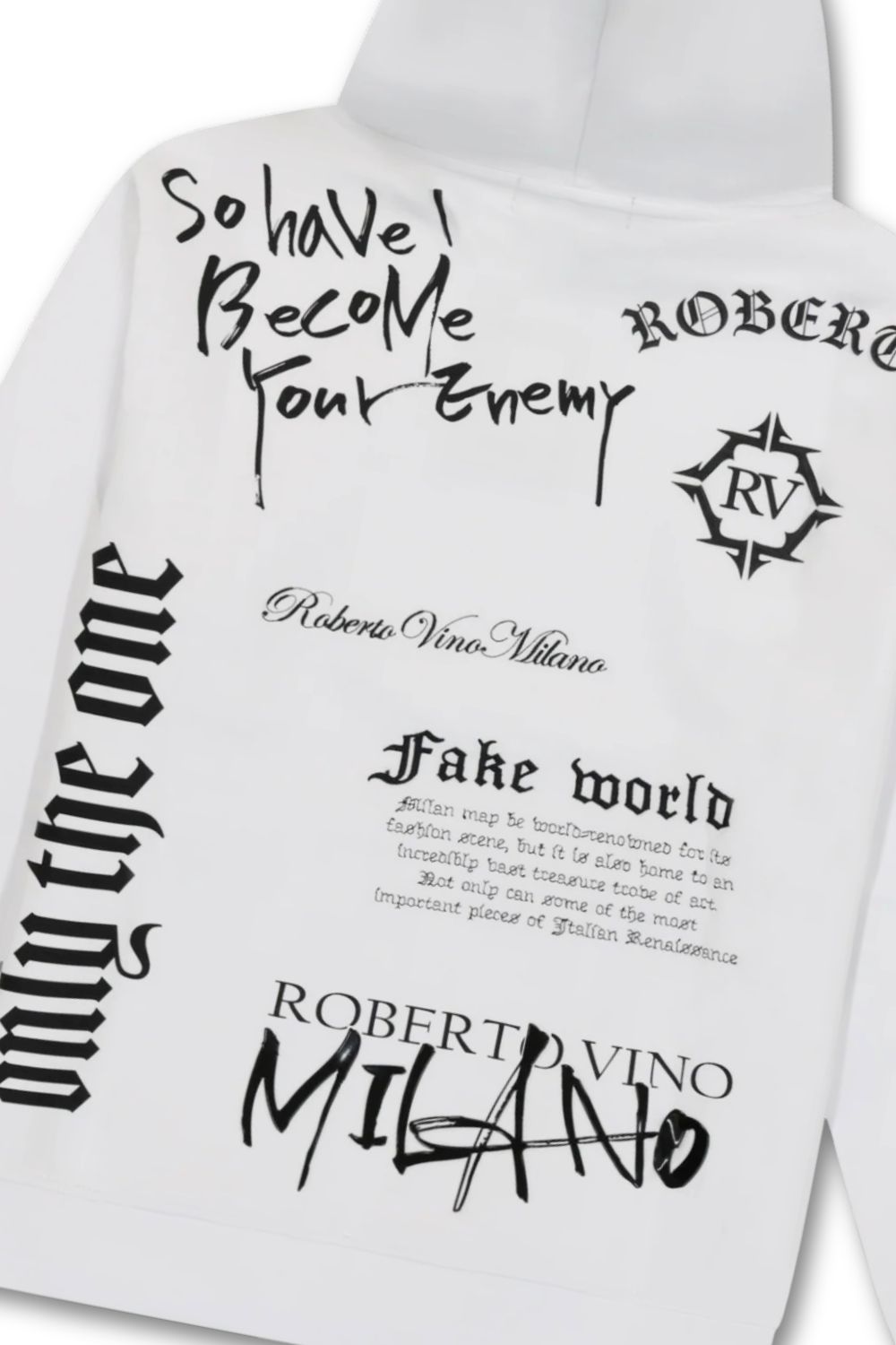 Roberto Vino Milano Fake World Hoodie