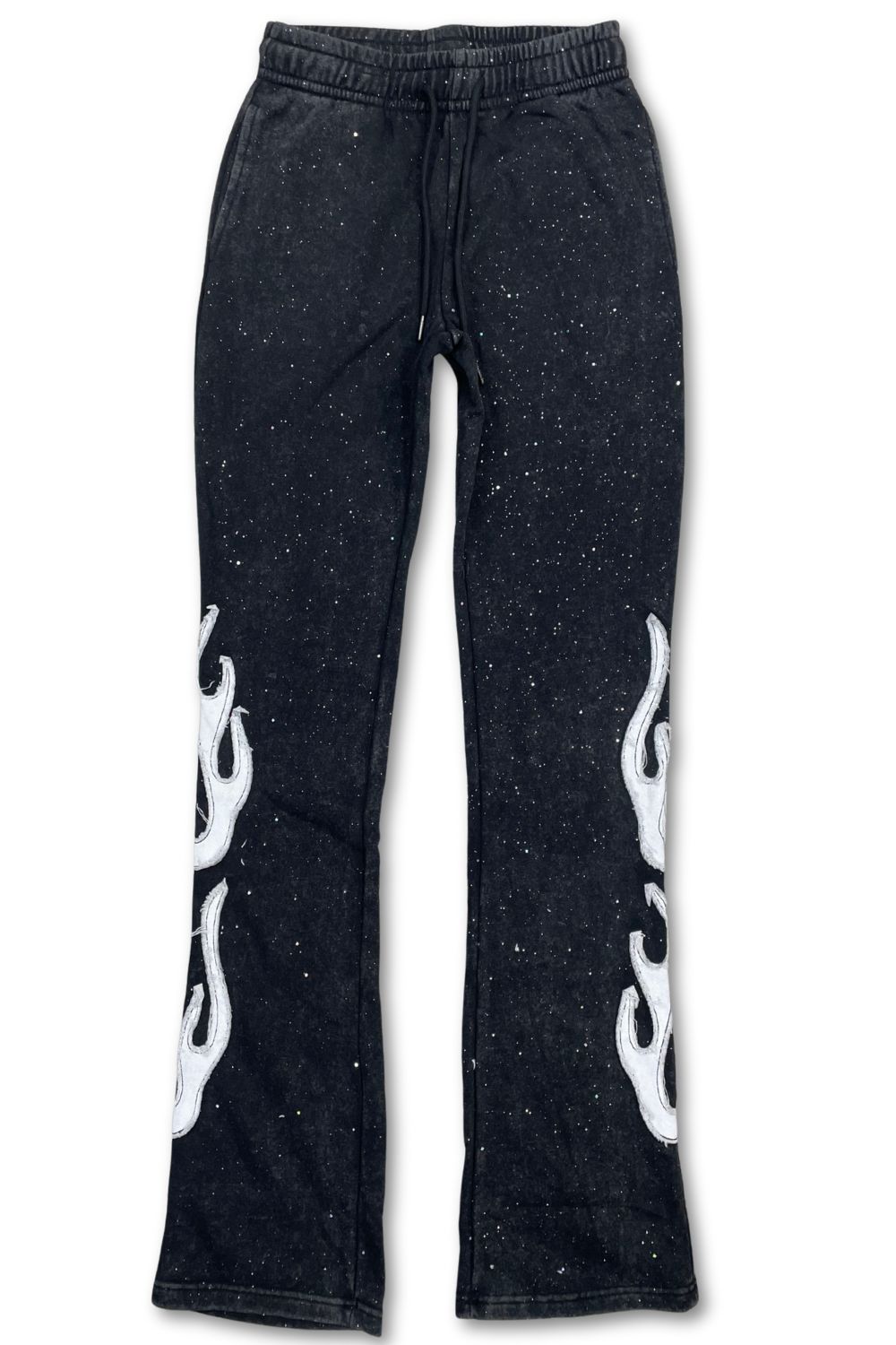 Women’s Red Fox DEPT Rhinestone Stacked Sweatsuit - Black