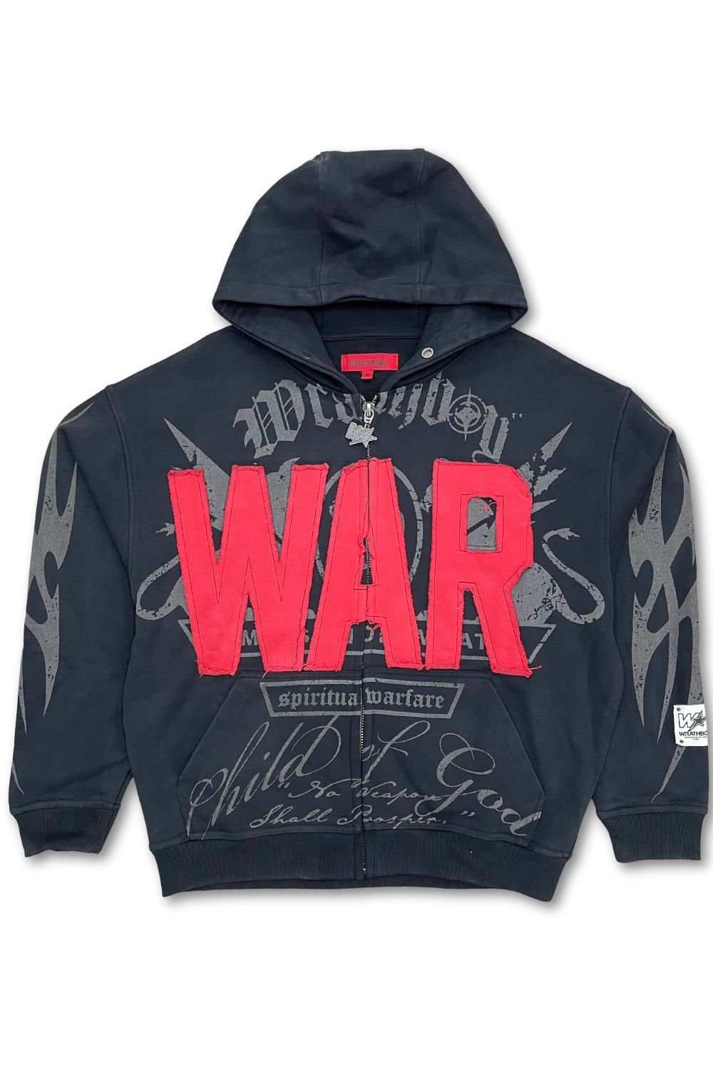 Wrathboy War Hard To Kill Zip-Up Hoodie