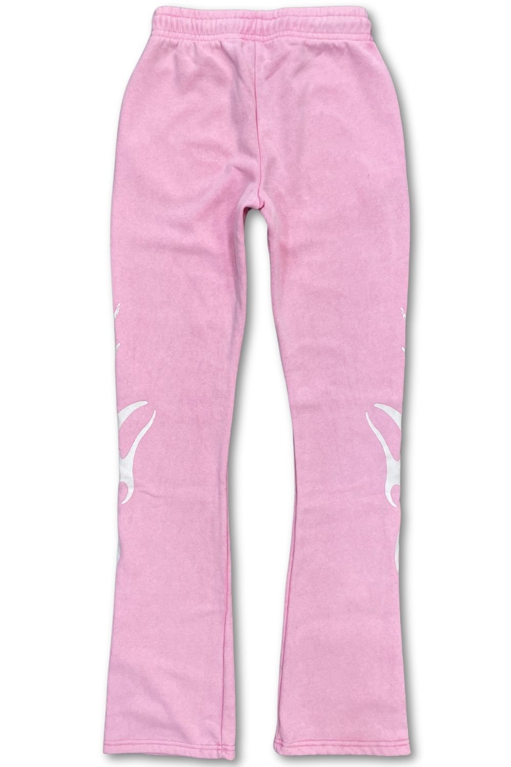 Women’s Red Fox Embellished Rhinestone Stacked Sweatsuit - Pink