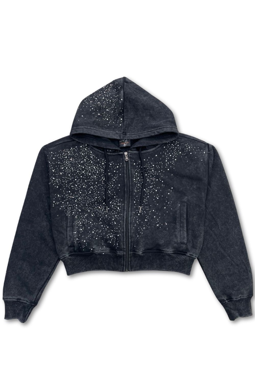 Women’s Red Fox Full Rhinestone Stacked Sweatsuit