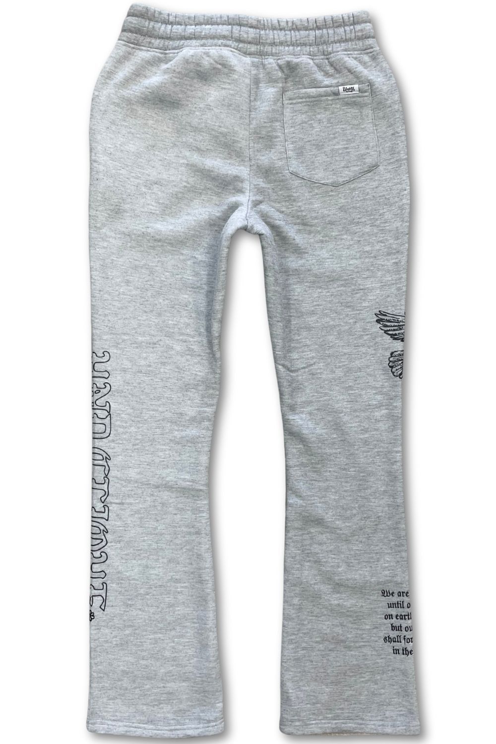 Undrtd Above All Beings Zip-Up Stacked Sweatsuit - Grey